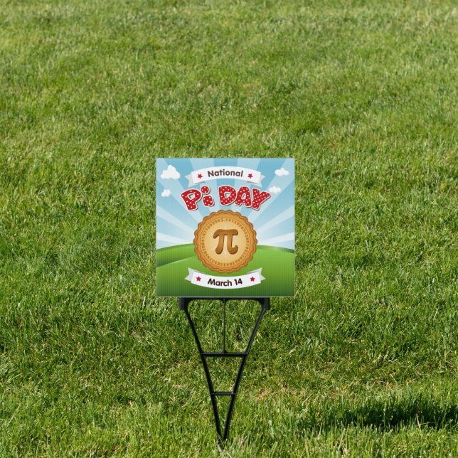 Pi Day Celebration, March 14 Sign (Insitu)