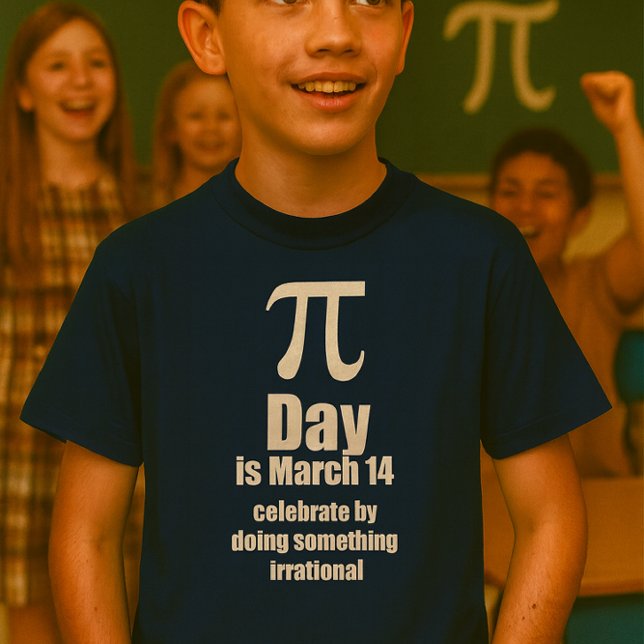 Pi Day celebration shirt, dark T-Shirt (Creator Uploaded)