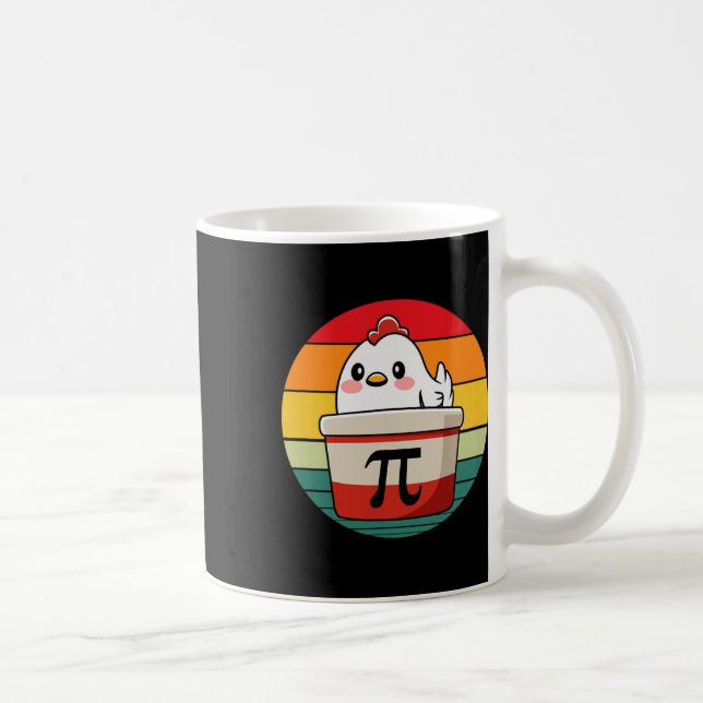 Pi Day Chicken Pot Pie Funny Math Teacher Nerd Gee Coffee Mug (Right)