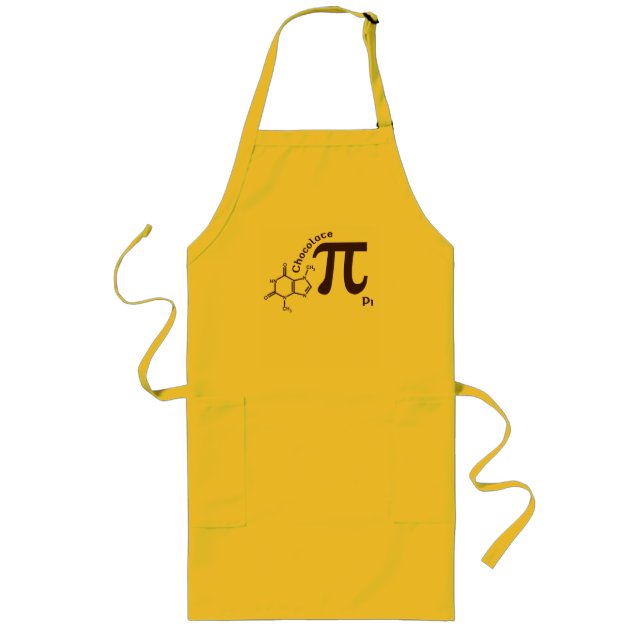 Pi Day Chocolate Pi Apron (Front)