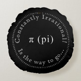 Pi Day Cute Math Teacher Elegant Black White Fun