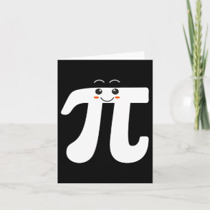 Pi Day Cute Pi Symbole Math Geek Teacher Student K Card