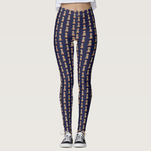 Pi Day Dog With Pi Symbol Happy Pi Day Leggings
