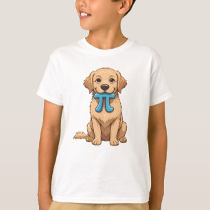 Pi Day Dog With Pi Symbol Happy Pi Day Math T-Shirt