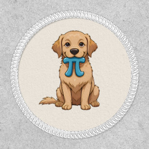 Pi Day Dog With Pi Symbol   Happy Pi Day Patch