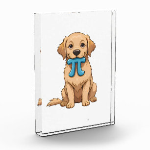 Pi Day Dog With Pi Symbol   Happy Pi Day Photo Block