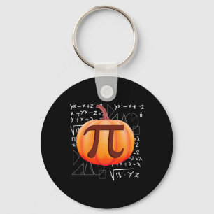 Pi Day Funny Excellent Graphic Math Lovers Pumpkin Keychain