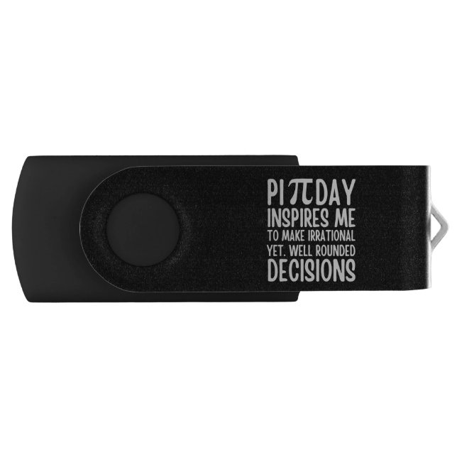 Pi Day Funny Flash Drive (Front)