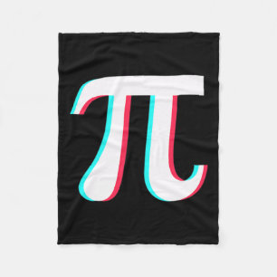 Pi Day Funny Graphic Math Teacher Student 3.14 Gif Fleece Blanket