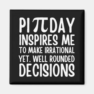 Pi Day Funny Magnet
