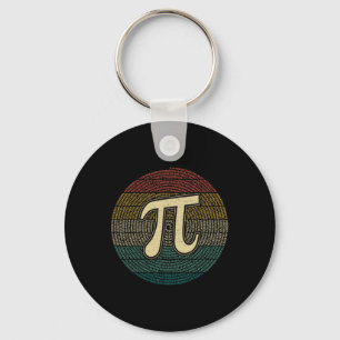 Pi Day Funny Math 3.14 Number Pi Lover Tee Keychain