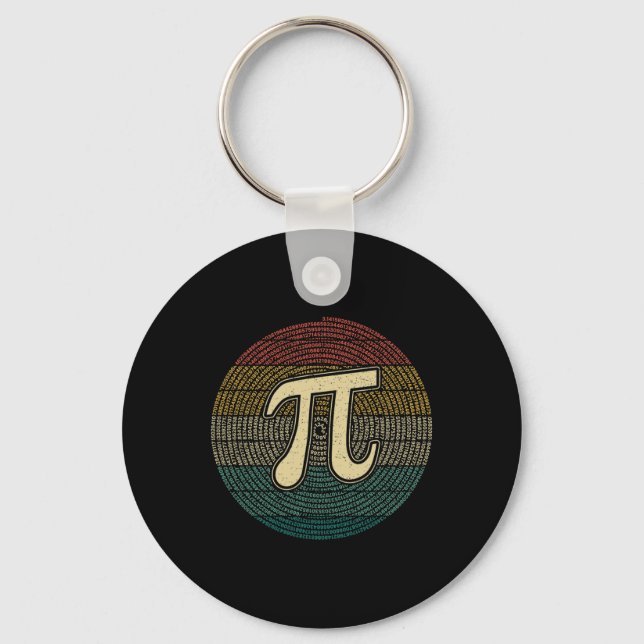 Pi Day Funny Math 3.14 Number Pi Lover Tee  Keychain (Front)