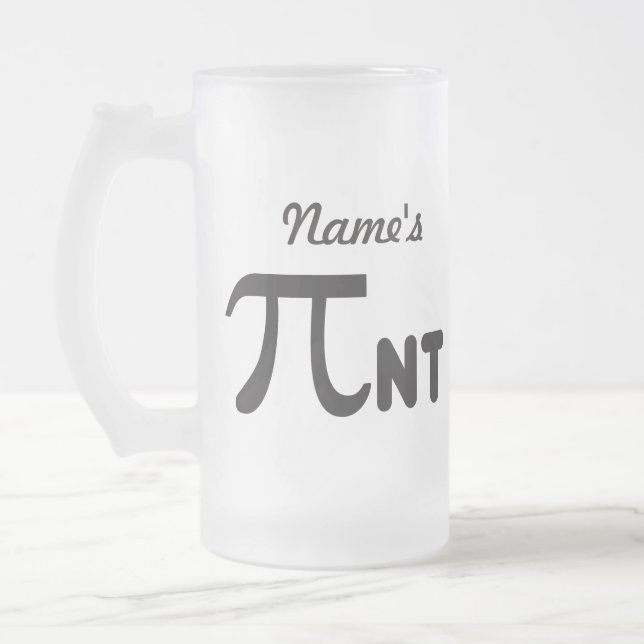 Pi Day Funny Pi-nt 2011 © Personalized Mug (Left)