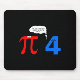 Pi Day Funny Relationship Problems Gift Tee Mouse Pad