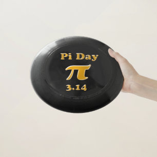 Pi Day Gold Wham-O Frisbee