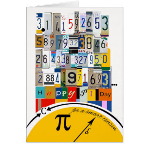 Pi Day Greetings for Cousin, Crunching Numbers Cards