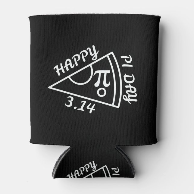 Pi Day Happy Pi Day Can Cooler (Front)