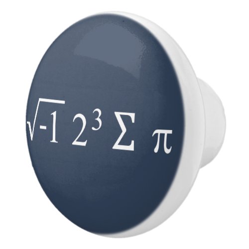 Pi Day _ I Ate Some Pie _ i 8 sum pi math formula Ceramic Knob