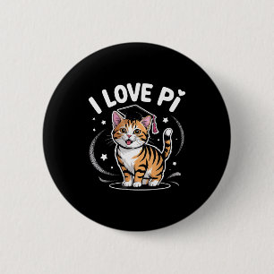 Pi Day March 14 Math Nerd Pie Food Funny Gift Outf Button