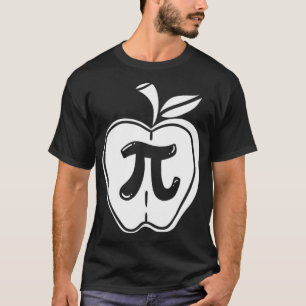 Pi Day Math Apple horse riding animals  T-Shirt