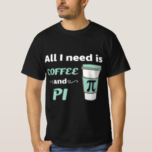 Pi Day Math Coffee Lover Geometry Calculus Trigono T-Shirt