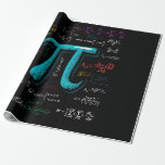 Pi Day Math Equation Mathematic Teacher Student Wrapping Paper<br><div class="desc">Pi Day Math Equation Mathematic Teacher Student Geek</div>