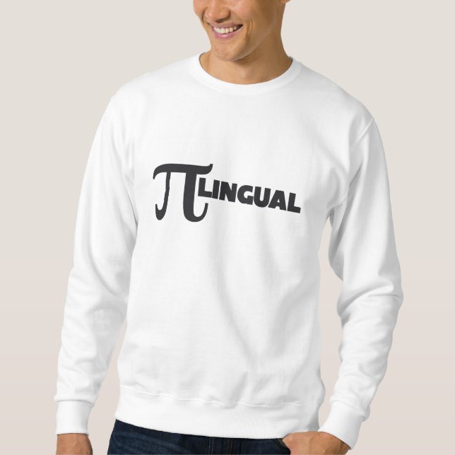 Pi Day Math Geek humor Sweatshirt (Front)