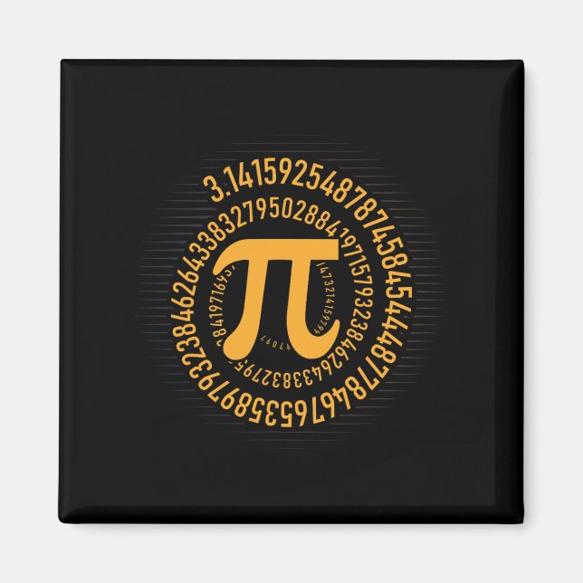 Pi Day Math Nerd Geek 3.1415 Irrational Number Pi  Magnet (Front)