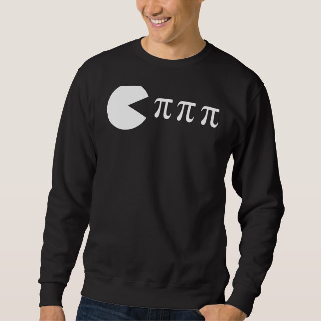 Pi Day Math Science Ate Pi Symbol Sweatshirt (Front)