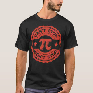 Pi Day Math Teacher Nerd Algebra Pi  diver  T-Shirt
