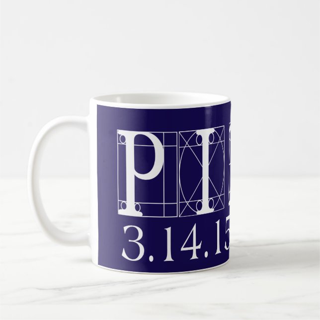 Pi Day Mug (Left)