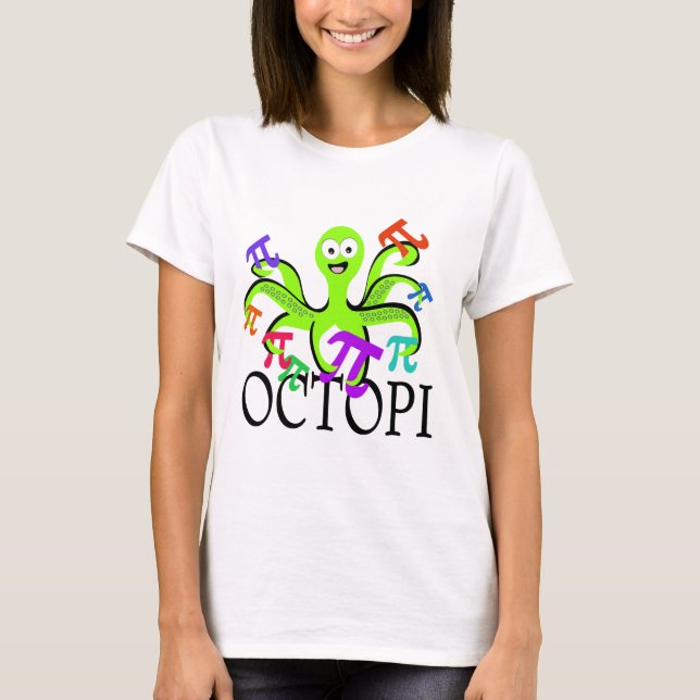 Pi Day Octopi T-Shirt (Front)