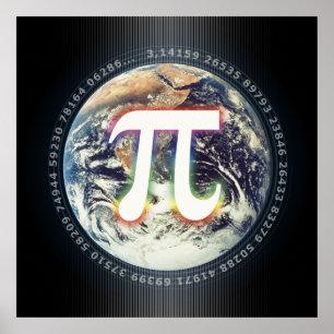 Pi Day on Earth - Math poster