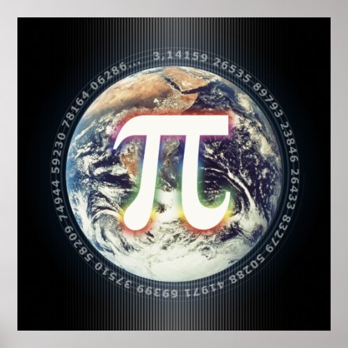 Pi Day on Earth _ Math poster