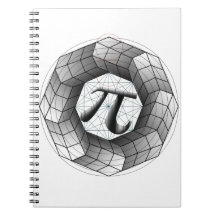 Pi Day Optical Illusion Notebook for Math Lovers