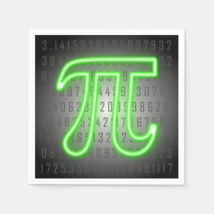 Pi Day Paper Napkins
