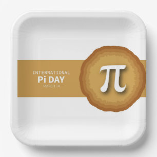 Pi Day Paper Plates