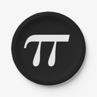 Pi Day Paper Plates