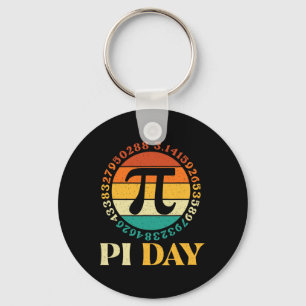 Pi Day - Pi Day Math Lover Pi Symbol Science  Keychain