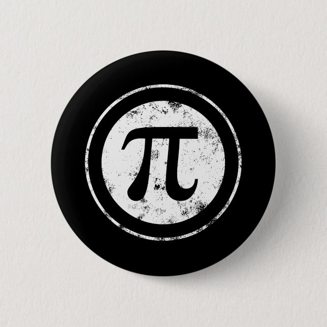 Pi Day Pi Maths Button (Front)