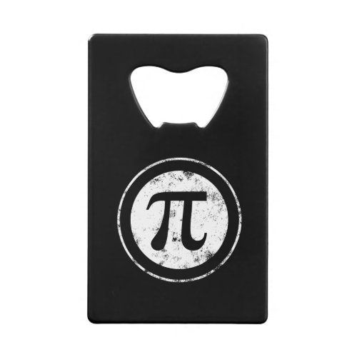 Pi Day Pi Maths Credit Card Bottle Opener