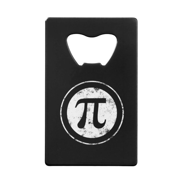 Pi Day Pi Maths Credit Card Bottle Opener (Front)