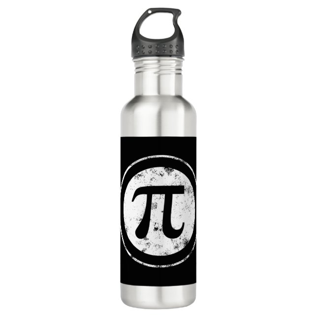 Pi Day Pi Maths Stainless Steel Water Bottle (Front)