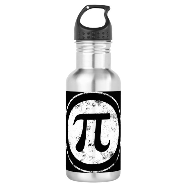 Pi Day Pi Maths Stainless Steel Water Bottle (Front)