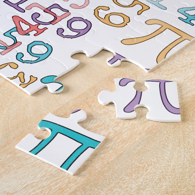 Pi Day Pi Symbols 3.14... Jigsaw Puzzle (Side)
