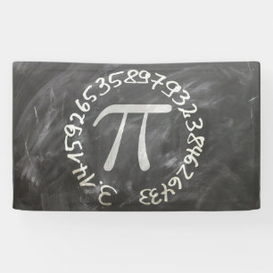 Pi Day PiDay Chalkboard Education Banner