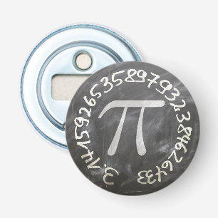 Pi Day PiDay Chalkboard Education Bottle Opener