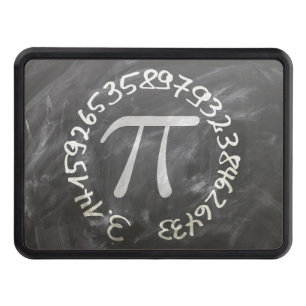 Pi Day PiDay Chalkboard Education Hitch Cover