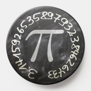 Pi Day PiDay Chalkboard Education PopSocket