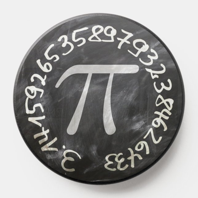 Pi Day PiDay Chalkboard Education PopSocket (Popsocket)